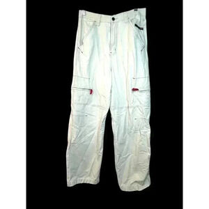 Vintage Bugle Boy Cargo Pants - 100% Cotton -Distressed Detail  Jr size 18